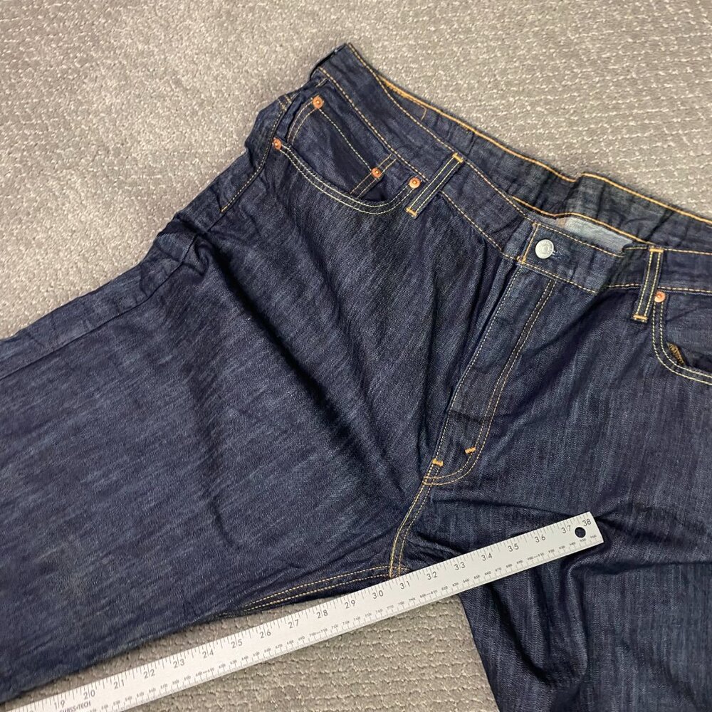 Levi's 569 Jeans Men 44 x 32 Fit 46x31 Blue Loose Straight Leg NWOT 00569 0127 - Picture 13 of 14